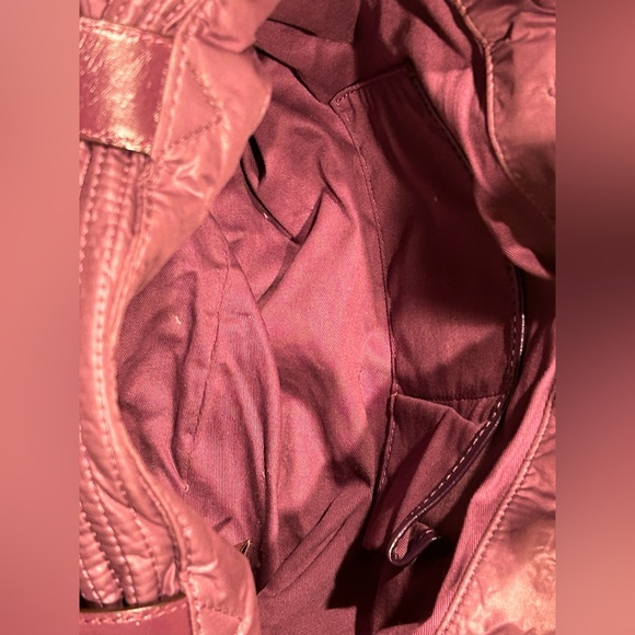 Juicy Couture Vintage Large Purple Quilted Bag with Removable Strap 17”x12” - Picture 13 of 16